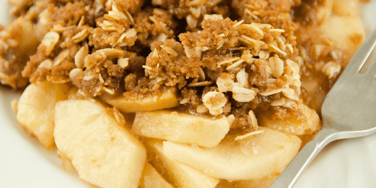 Esto es azúcar - Receta: Crisp de Manzana