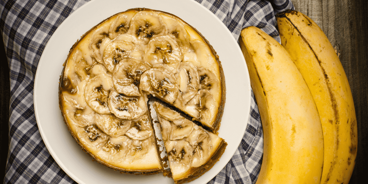 Esto es azúcar - Receta Cheesecake de Banano...