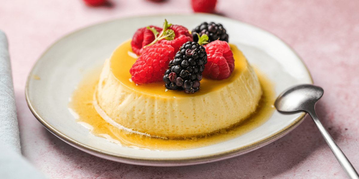 Esto es azúcar - Receta: Flan de Vainilla Ligero